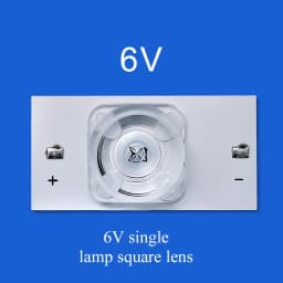 3V 6V SMD lamp beads with optical lens filter, suitable for 32-65 inch LED TV repair, with thermal glue, 2m cable repair parts