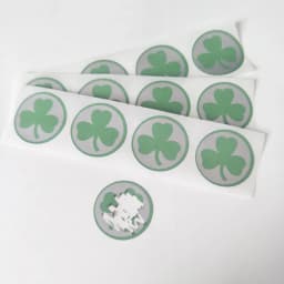 Wholesale 1000Pcs Scratch Off Sticker 25*25mm 1" Gold Round Silver Color Blank For Secret Code Cover Home Game Wedding