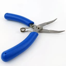 Bent Needle Nose Pliers Mini Serrated Pliers for Jewelry Making Electronic Repair Hand Tools