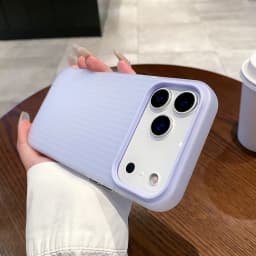 Stripe Corrugated Pattern Matte Translucent Phone Case For iPhone 18 17 16E 15 14 13 12 Pro Max Frosted Shockproof Armor Cover