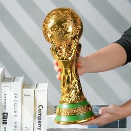 In Stock 2026 FIFA World Cup Trophy Model Ornament Football Trophy Model Soccer Fan Commemorative Decoration Collection Gifts