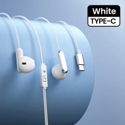 3.5mm/Type-C Wired Headphones Over Ear HiFi Call Wire Control Earphones With Mic Headsets For Cellphones Tablet Laptop Earbuds