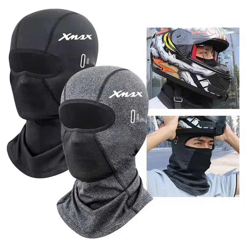 For YAMAHA XMAX X-MAX 125 250 300 400 Cycling Cap Summer Cooling Motorcycle Balaclava Hats Sun UV Protection Bike Running