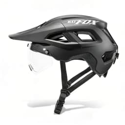 BATFOX Mountain Cycling Helmet Magnetic Lens Ultralight Adjustable Fit Road MTB Bicycle Helmet Men Women Electric Bike Gear