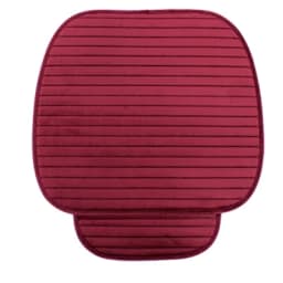 Warm Car Seat Cover for Front Rear or Full Set Flocking Chair Protector Seat Cushion Pad Mat Non Slide Auto Universal
