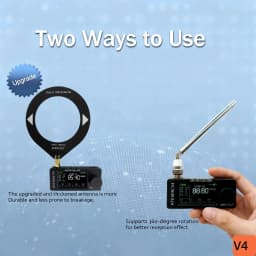 AMNVOLT V4 ATS MINI SI4732 Radio ALL Band DSP Radio FM AM SSB LSB USB Receiver with Added the Wired Headphone Feature
