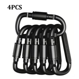 4/6PCS Metal Buckle Set for Key Camping Survival EDC Outdoor Keychain Clip Alloy Aluminum Tactical Caribiner Hook Karabiners