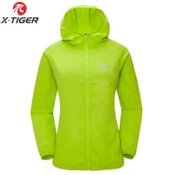 X-TIGER Ultralight Windbreaker Portable Foldable Hooded Jacket Unisex UV Protection Lightweight Outdoor Coat for Camping Hiking