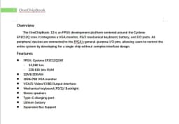 SZBOX OneChipBook -12-A FPGA Development Platform EP1C12Q Core