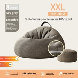 Lazy Sofa Bean Bag Single Person Can Lie Down and Sleep floor sofa muebles bean bag chair with filling