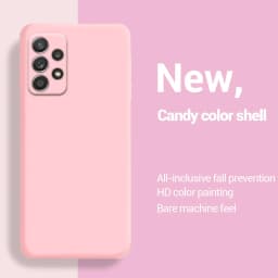 Liquid Silicone Soft Case for Samsung Galaxy A52 A72 A13 A23 A33 A53 A73 A04 A04S A04E A14 A24 A34 A54 A22 A32 5G Cover Fundas