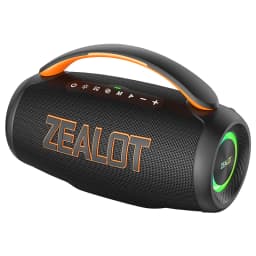 us_zealot_p12 Speaker 60W Portable Bluetooth Speaker with IPX6 Waterproof, Comfortable handle,Controllable lighting,TWS,AUX