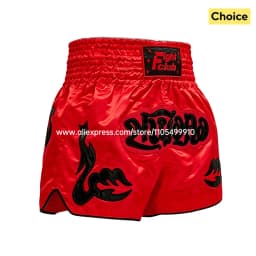 Pink Gradient Muay Thai Shorts Shiny Satin Elastic Waist Boxing Trunks Lightweight MMA Kickboxing Sparring Pants Men Women Kids
