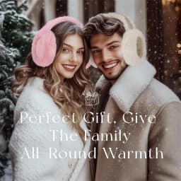 Women Suede Plush Earmuffs Wool Solid Plush Warm Outdoor Skiing Cycling Windproof Cold-Proo Winter Fluffy Ear Muffs Earflap