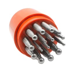17PCS Punches Set Dapping Block for Metal Forming Doming Jewelry Smithing Tool