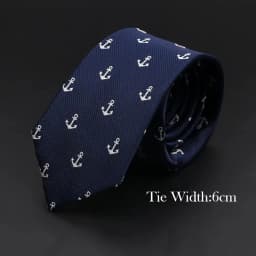 New Blue Red Printed Men's Tie Animal Anchor Air Balloon Pattern Slim Skinny Necktie Business Party Narrow Gravatas Male Tie