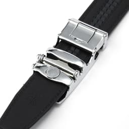 110-130 cm Luxury Men's Automatic Buckle Only With Body Belt Body Belt Leather Belt Without Buckle Cowhide Belt Black Men's Jean