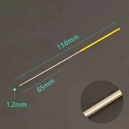 Ultra-fine Diamond Cylindrical File 1.0/1.2/1.5/2.2/3.8/4.8/5.8mm Diameter Reaming File Grinding Tool Jade Alloy Assorted File