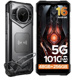 Global Version DOOGEE S200 VIP Edition 5G Rugged Phone Android 16 1.32" AMOLED Rear Display 48GB 256GB 10100mAh Battery NFC