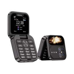 SERVO I18 mini 2G GSM/4G LTE Network Flip Mobile Phone 1.77-inch Screen Dual SIM FM Radio Flashlight Blacklist Mobile Phones