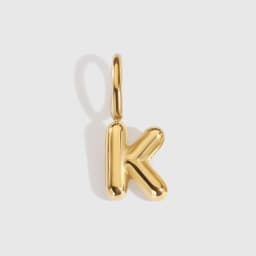 EMANCO Stainless Steel 3D Bubble Alphabet Charms Minimalist Style Letter Elements DIY Necklace Bracelet Jewelry Making
