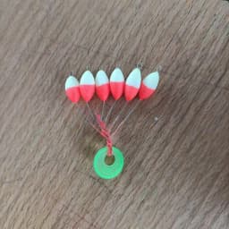 5packs/lot Luminous Fishing Float S/M/L Oval Seven-star Float Beans 11mm/13mm/15mm Foam Carp Fishing Tackle Accessory A422