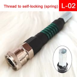 Reciprocating Linear Motor Parts 3 XLR Suction Cup Holder End Connector Vac-u-lock Bendable Spring Connector M8/M10