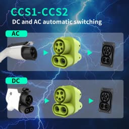 SUSUTOO CCS1 to CCS2 EV fast charging adapter Charger AC DC 1000V 400A and EV Charger Connector Type 1 to Type 2 Adapter