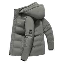 Winter Keep Warm Thickening Solid Coat Outdoors Fashion Removable Hat Jacket New Fashion Casual Comfort Windproof Men Parka