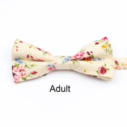 Cotton Floral Parent-Child Bowtie Set Bow Tie Necktie For Men Wedding Party Business Suits Gravata Pink Yellow Butterfly Cravats