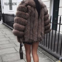 2026 Winter Plus Size Faux Fur Long Coat Women Elegant Long Sleeve Fluffy Cardigan Jacket Ladies Large Thick Warm Furry Outwear