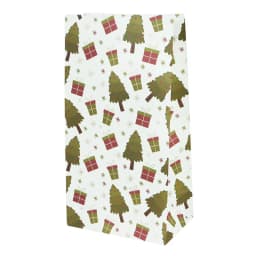10pcs Kraft Paper Candy Cookie Bag Santa Claus Snowman Christmas Gift Packing Bags Xmas Navidad New Year Party Decor Supplies