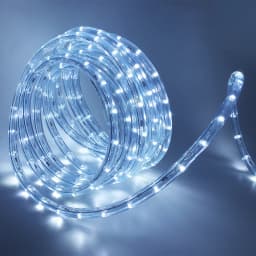 220V LED Strip Light With UK Power Plug Round 2-wire Outdoor IP67 Waterproof Christmas Decoration Led Lamp Ribbon Home Decor