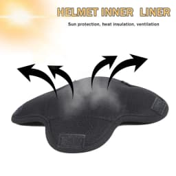 【F】Motorcycle Helmet Insert Liner Cap Cushion Pad Quick-drying Breathable Sweat Wicking Helmet Insulation Lining Moto Capacet