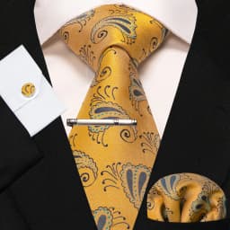 8cm Silk Mens Ties Green Black Ties Plaid Stripe Necktie Pocket Square Cufflinks Tie Clips Set Men's Wedding Business Party Tie