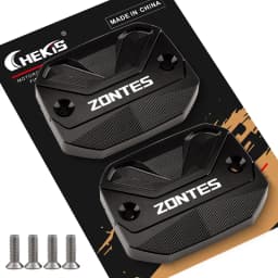 Chekis Is Suitable for Zontes 368g 368E 368K 368D 368m 501g Motorcycle Modification Parts, Brake Master Cylinder Cover, Aluminum Alloy Oil Tank Cover, Hydraulic Oil Tank Decorative Cover