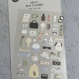 Korean Import Suatelier The Things In My Bag Nylon Stickers Scrapbooking Diy Journal Stationery Sticker Deco Art School Supply
