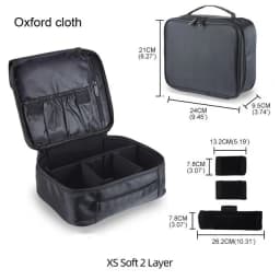 Large Capacity Cosmetic Case Waterproof Manicure Makeup Toolbox,Makeup Bag For Travel New Professional Tattoo Tool Makeup Case