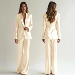 Luxury High Quality Women's Suit One Button 2 Piece Jacket Pants Female Clothing Slim Fit Smart Office Banquet Lady Blazer Set