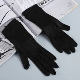 100% Natural Mulberry Silk Gloves Female Summer Thin Breathable Sleep Moisturizing Touch Screen Driving Sunscreen Mittens A60