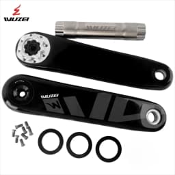 WUZEI 3/8 Bolt Direct Mount Carbon Fiber Mountain Bike Crank 8/9/10/11/12S Axle 24MM for SRAM XX1 X01 X1 GX Ultralight Crank