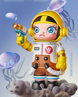 POP MART MEGA COLLECTION 100% SPACE MOLLY SERIES Genuine Blind Box Mystery Box Guess Bag Toys Doll Cute Anime Figure Desktop