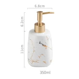 350ML Travel Bottles Liquid Soap Dispenser Bottle Empty Press Type Shampoo Body Wash Lotion Bottle Bathroom Accessories