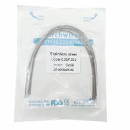 10pcs/pack Dental Orthodontic Stainless Steel Round/Rectangular Wire Ovoid Form Dentist Material Dental Arch Wire
