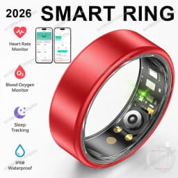 2026 New Smart Ring Heart Rate Blood Pressure Sleep Monitor Motion Tracker IP68 Waterproof Men Women Smart Ring Holiday Gift R10