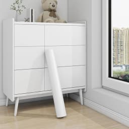 Solid Color Stickers Self-adhesive Waterproof PVC Bedroom Dormitory Wardrobe Wall Renovation Wallpaper DIY Home Decor