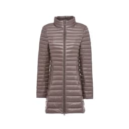 Winter Lightweight Down Jacket Women Mid Length White Duck Down Puffer Coat Woman Portable Slim Fit Fashion Outerwear JK-070