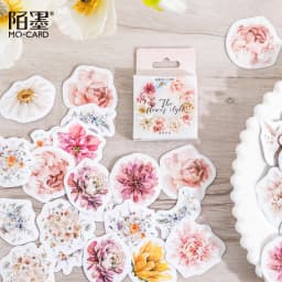 46 Pcs Autumn Forest Party DIY Adhesive Stickers Pack Decorative Album Diary Stick Labels Stationery for Creative Crafting