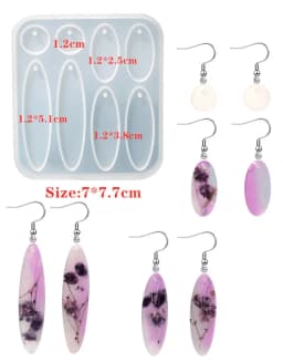 Keychain Pendant Twelve Constellation Silicone Mold For Epoxy Resin Casting Creative Earrings Jewelry Pendants Making Molds