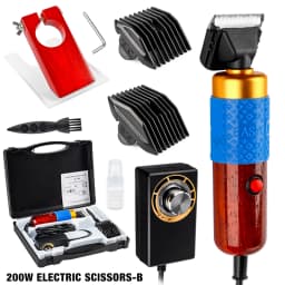 200W Electric Scissors, 110V-220V Carpet Trimmer, Animal Scissors, Tufted Electric Scissors, Home Pet Hair Clipper Set, Tools